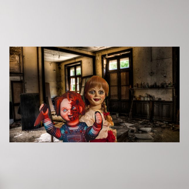 Poster Halloween assustador. (Frente)