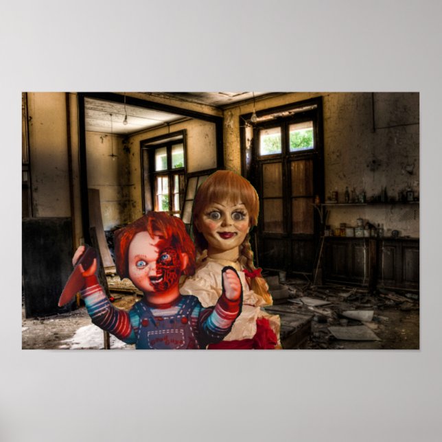 Poster Halloween assustador. (Frente)