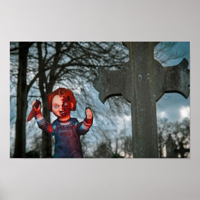 Poster Halloween assustador. (Frente)