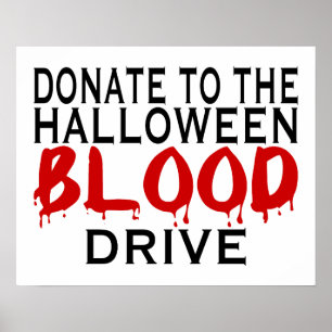 Pôster Halloween Blood Drive
