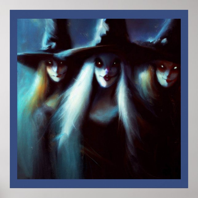 Poster Halloween - Bruxas 4 (Frente)