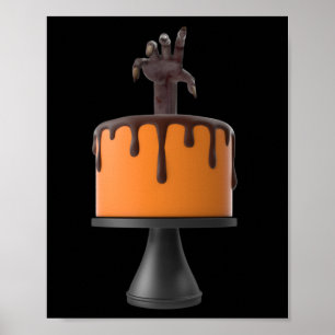 Poster Halloween Cake