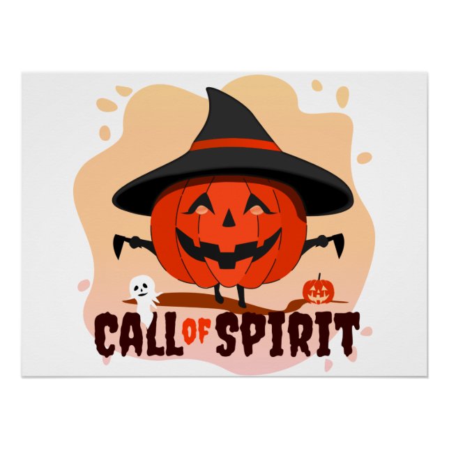 Pôster Halloween Call of Spirit (Frente)