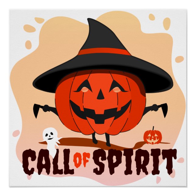 Pôster Halloween Call of Spirit (Frente)