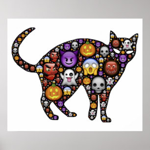 PÔSTER HALLOWEEN CAT