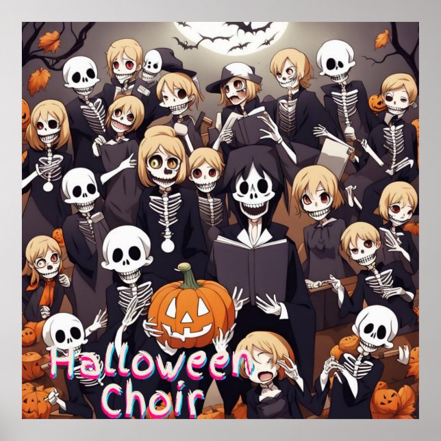 Poster Halloween Choir (Frente)