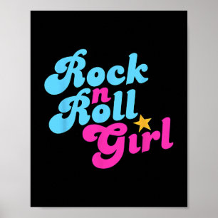 Poster Halloween Costume Rock N Roll Girl Rock And Roll W