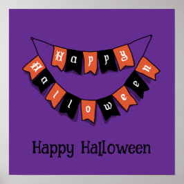Poster Halloween Cute Funny Whimsy Garland