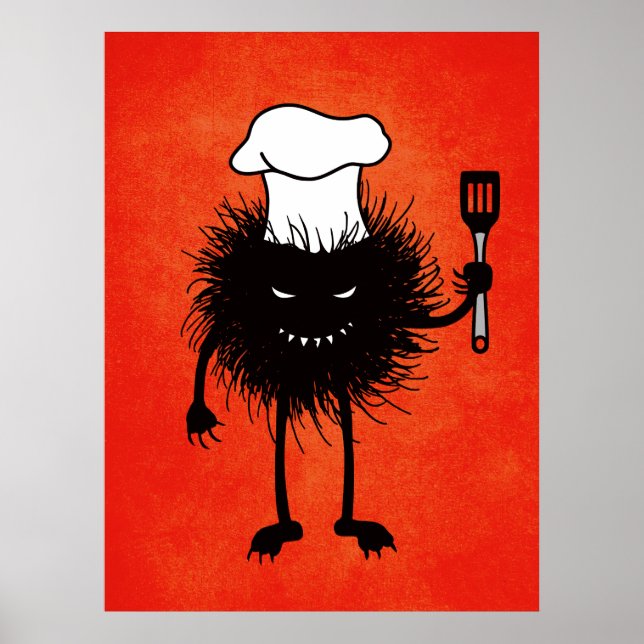 Poster Halloween de criação de Mau cozinhar (Frente)