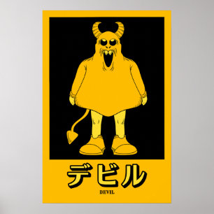 Poster Halloween Devil