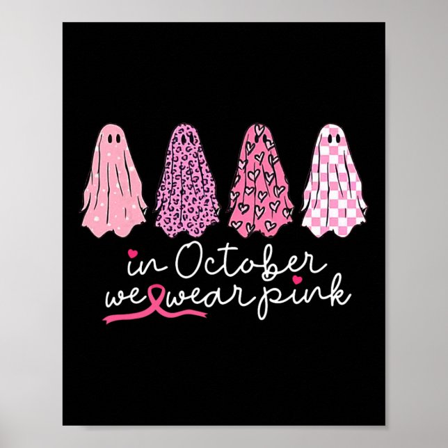 Poster Halloween do Esquadrão de Suporte ao cancer (Frente)