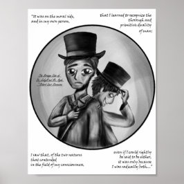 Poster Halloween Dr. Jekyll and Mr. Hyde Gothic Art Print
