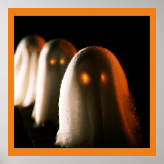 Poster Halloween - Fantasmas 3 (Frente)