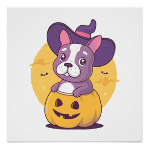 Pôster Halloween francês
