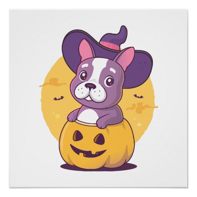 Pôster Halloween francês (Frente)
