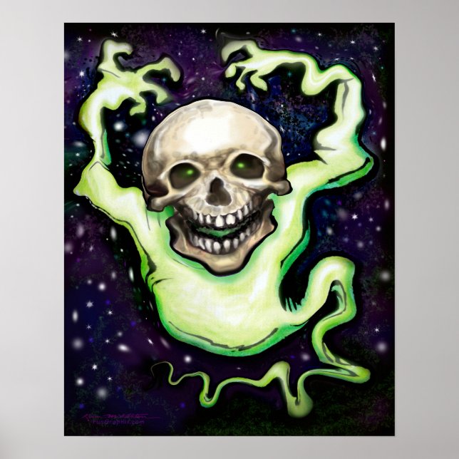 Poster Halloween Ghost (Frente)