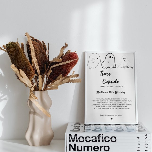 Poster Halloween Ghost time Cápsula (Criador carregado)