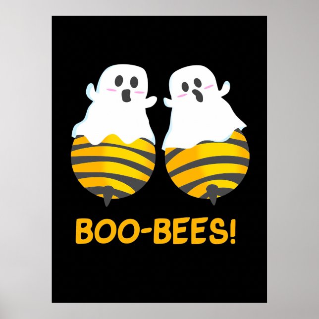Poster Halloween Gift | Boo Bees (Frente)