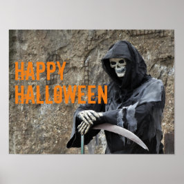 Poster Halloween Grim Reaper Personalizável