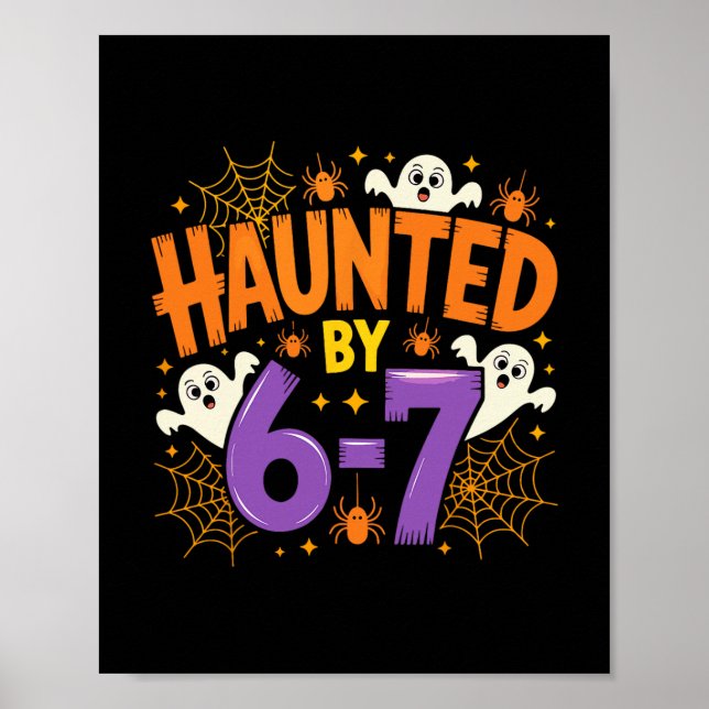 Poster Halloween Haunted 67 Six Seven Meme 1 (3)  (Frente)