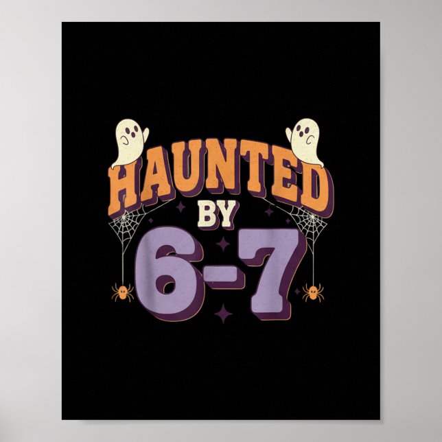 Poster Halloween Haunted 67 Six Seven Meme 1 (9)  (Frente)