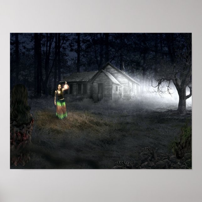 Poster Halloween Horror House (Frente)