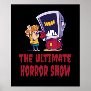 Poster Halloween - Horror Show na Estação de Gás