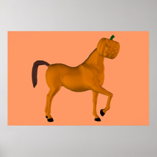 Poster Halloween Horse