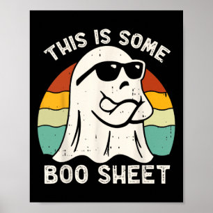 Poster Halloween Isto é alguma folha de boo