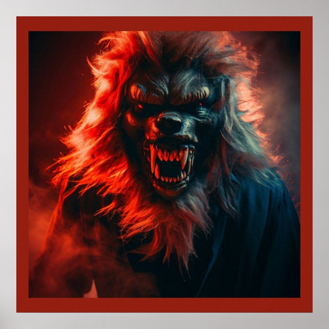 Poster Halloween - Lobisomem 4 (Frente)