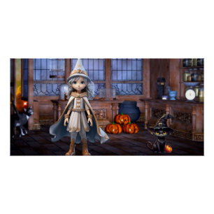 Pôster Halloween Mágico