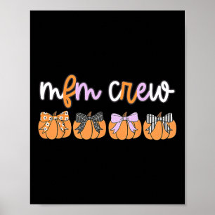 Poster Halloween Mfm Tripulação Materna Medicina Fetal So