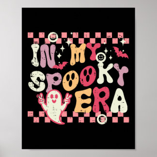 Poster Halloween Minha Era Spooky Retro Costume Groovy Wo