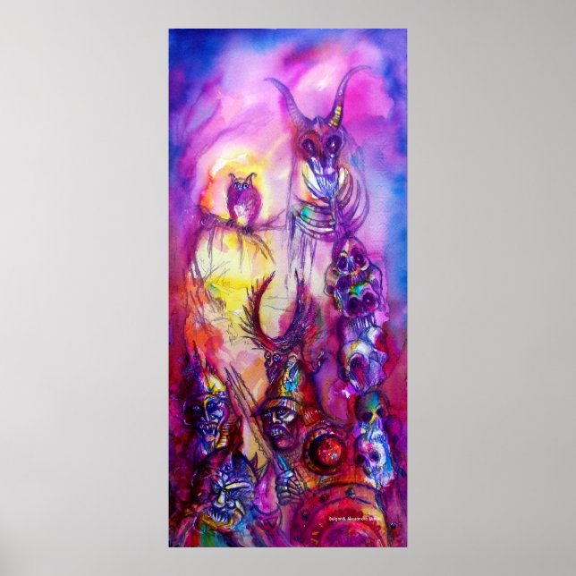 Poster HALLOWEEN MONSTERS / ORK WAR Fantasy (Frente)