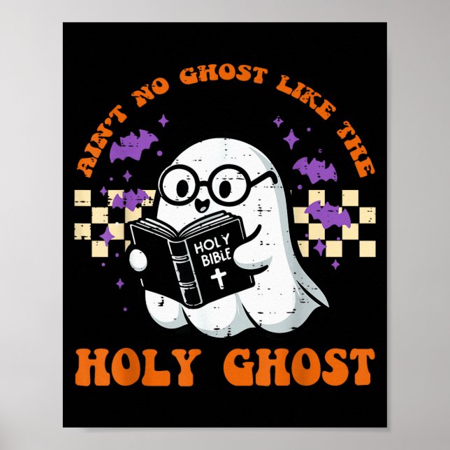 Poster Halloween Não Tem Fantasma Como Espírito Santo Cri (Frente)