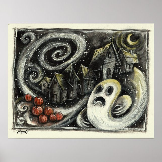 Pôster Hallowe'en Night (Frente)