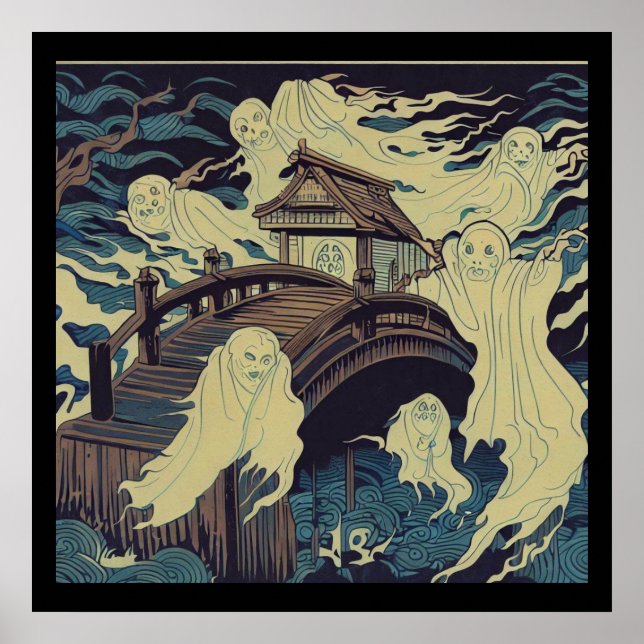 Poster Halloween - Ponte Assombrada - Corte 4 (Frente)