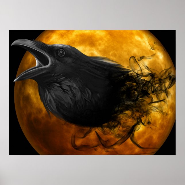 Poster Halloween Poster-Raven (Frente)