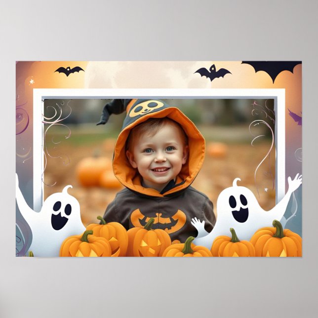 Poster Halloween print for your favorite photo (Frente)