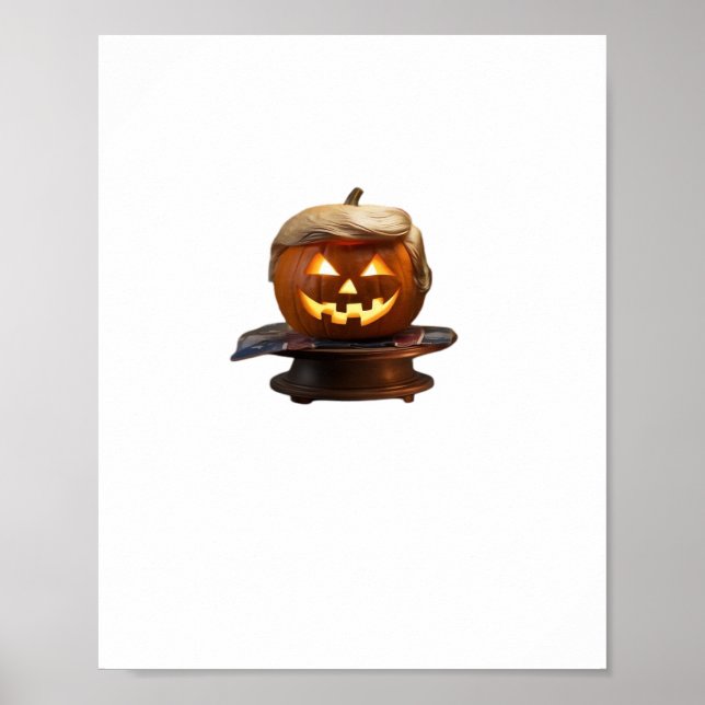 Poster Halloween, Pumpkin Trumpkin, Faça Excelente de Hal (Frente)