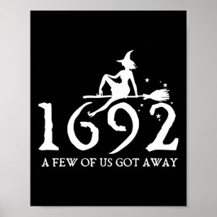 Poster Halloween Retro Salem Witch 1692 Alguns De Nós Tem