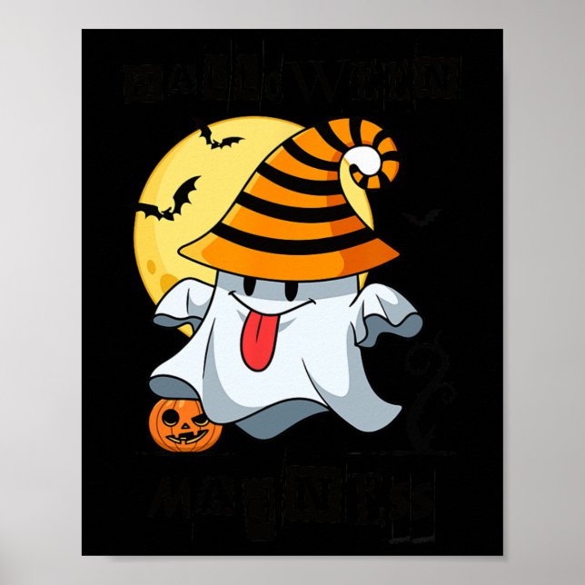 Poster Halloween S Para Homens (Frente)
