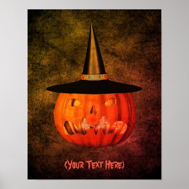 Poster Halloween Scary Jack O Lanterna Personalizado (Frente)