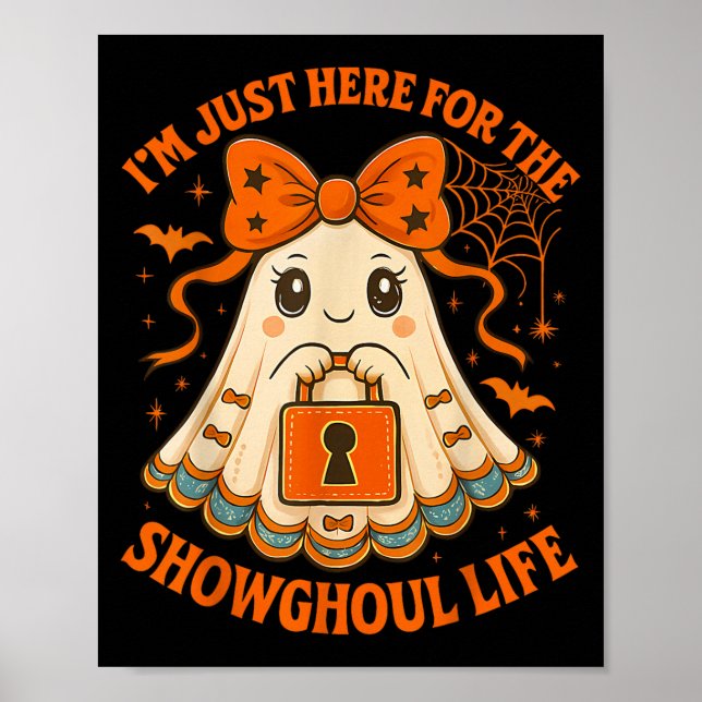 Poster Halloween Showghoul Life Ghost Orange Arco Women G (Frente)