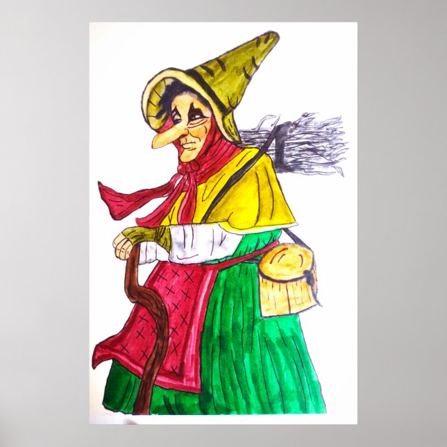 POSTER HALLOWEEN SINISTER VELHO CRONE (Frente)