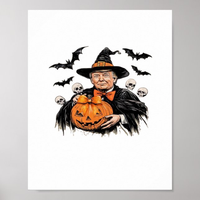 Poster Halloween Spooky Pumpkin (Frente)