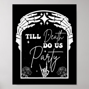 Poster Halloween Til Death Do U Party Chelorette Matchin