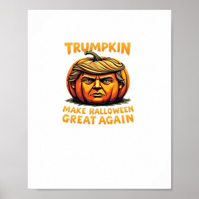 Poster Halloween Trumpkin Faz Excelente de Halloween nova (Frente)