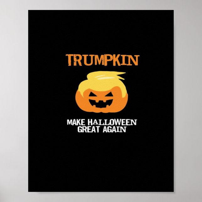 Poster Halloween Trumpkin V3 (Frente)