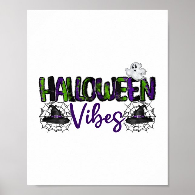 Poster Halloween Vibes (Frente)